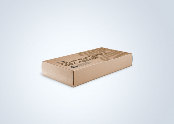 Kraft Matte Pills Box Mockup