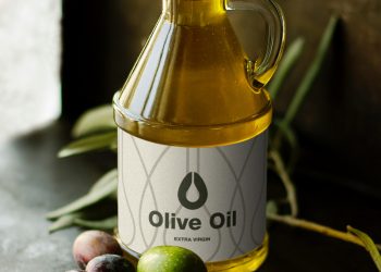 Olive Oil Bottle Mockup