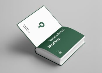 Open Book Mockup