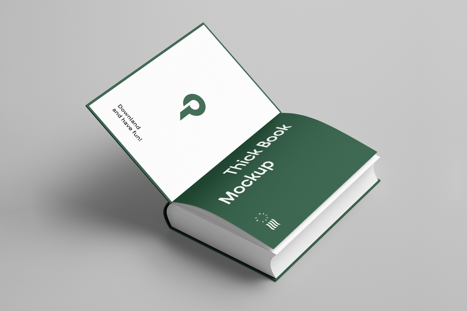 Open Book Mockup