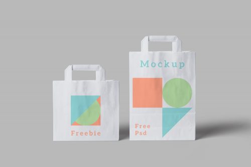 Paper Bag PSD Mockup