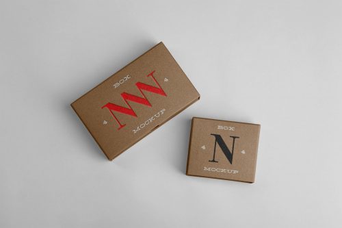 Paper Box Mockups