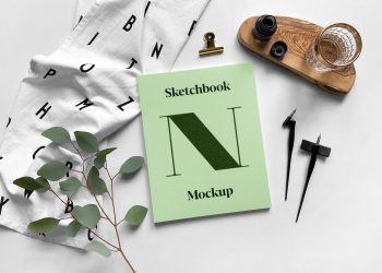 Sketchbook PSD Mockup