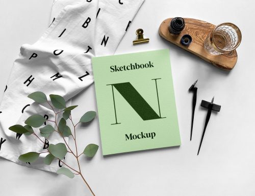 Sketchbook PSD Mockup