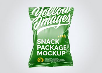 Snack Package Free PSD Mockup