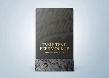 Table Tent Free Branding Mockup