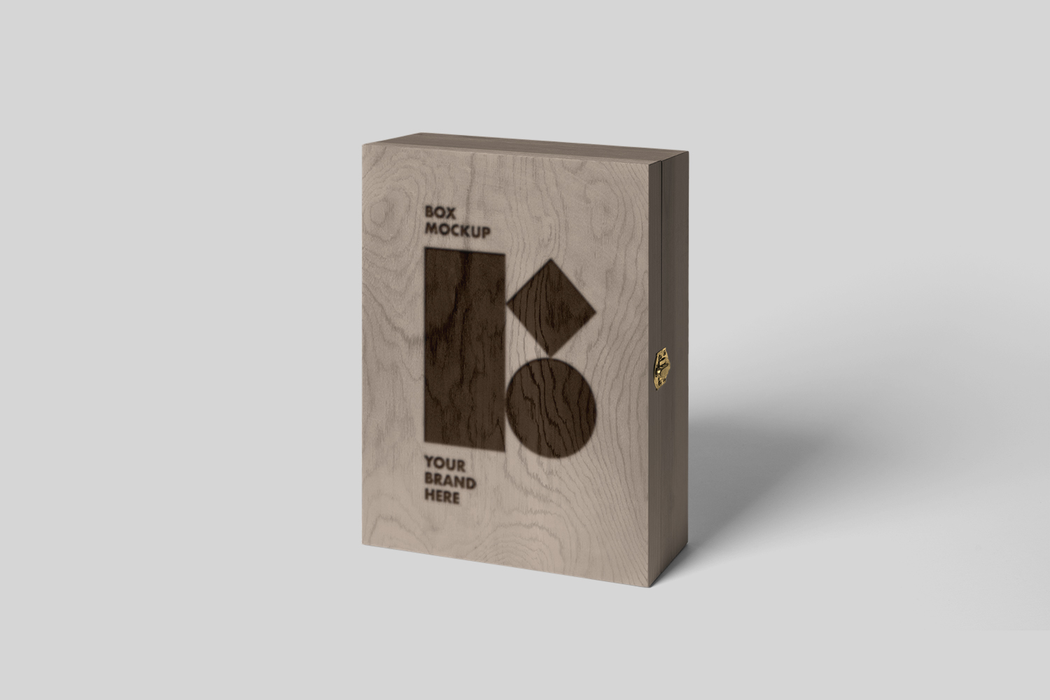 Wood Box Mockup