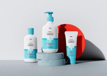 Cosmetics Packaging PSD Mockup