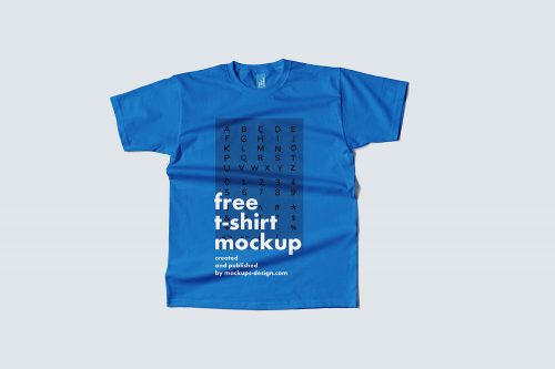 Flat T-Shirt Mockup