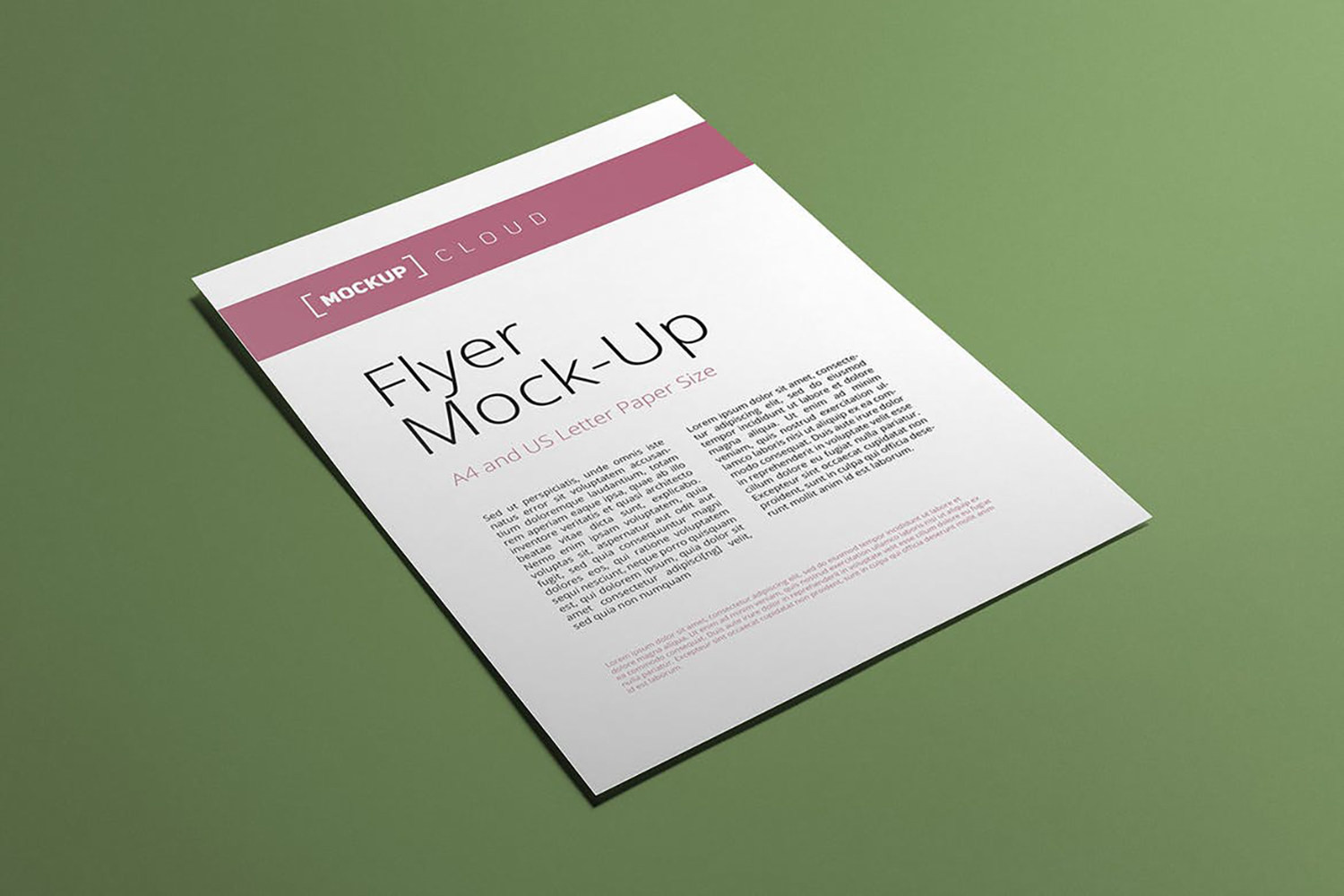 Free Flyer Mockup