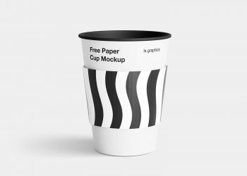 Free Paper Coffee Cup Mockup