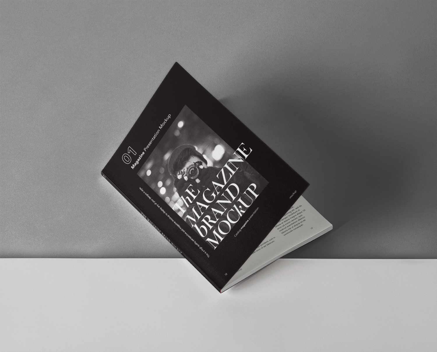 Magazine Free PSD Mockup 01 | Free Mockup World