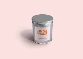 Metal Tin Can Mockups