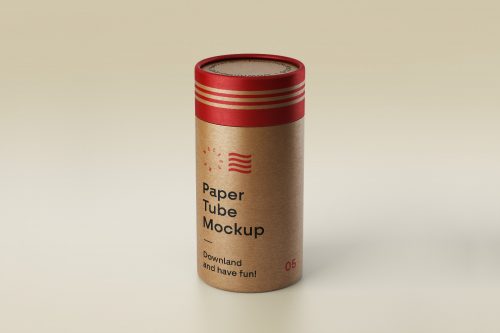 Paper Tube Mockup