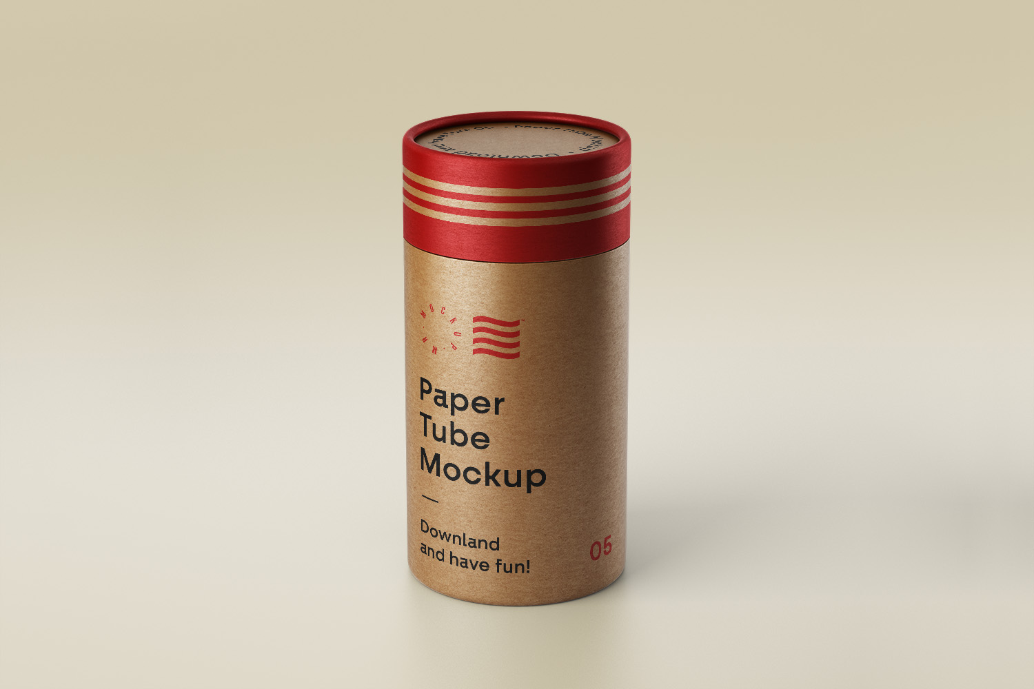 Paper Tube Mockup - Free Mockup World