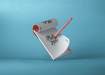 Psd Notepad Mockup