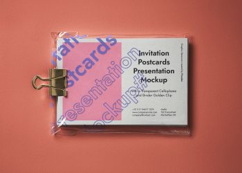 Psd Postcard Mockup