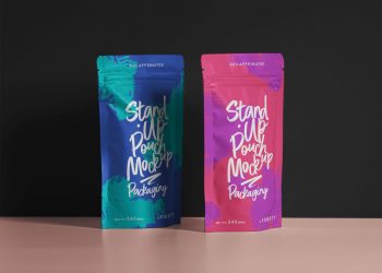 Psd Pouch Packaging Mockup