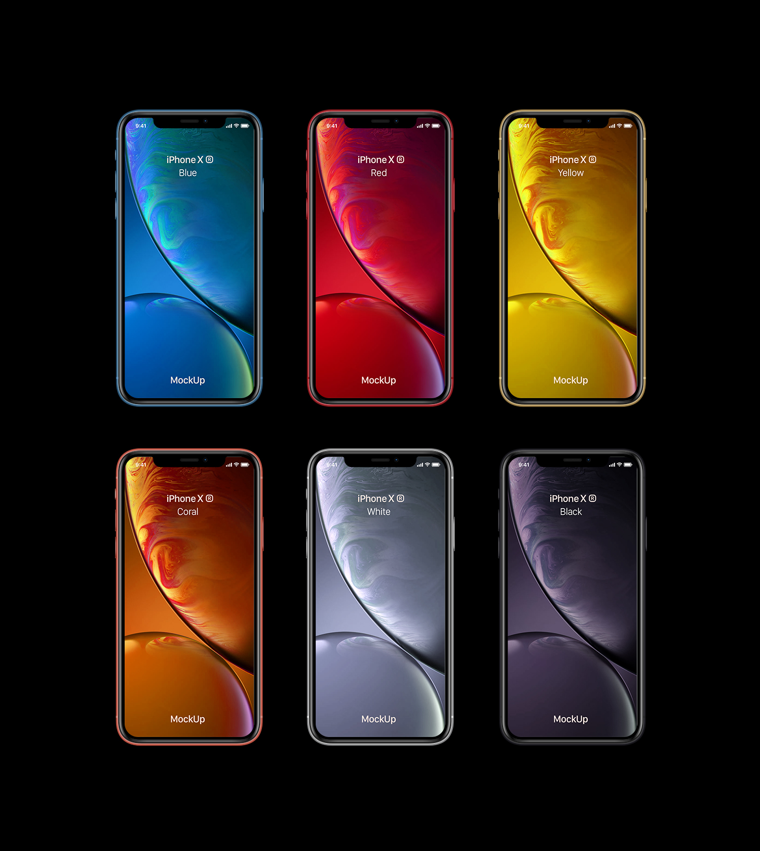 Psd iPhone XR Mockup