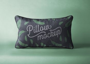 Rectangular Psd Pillow Mockup