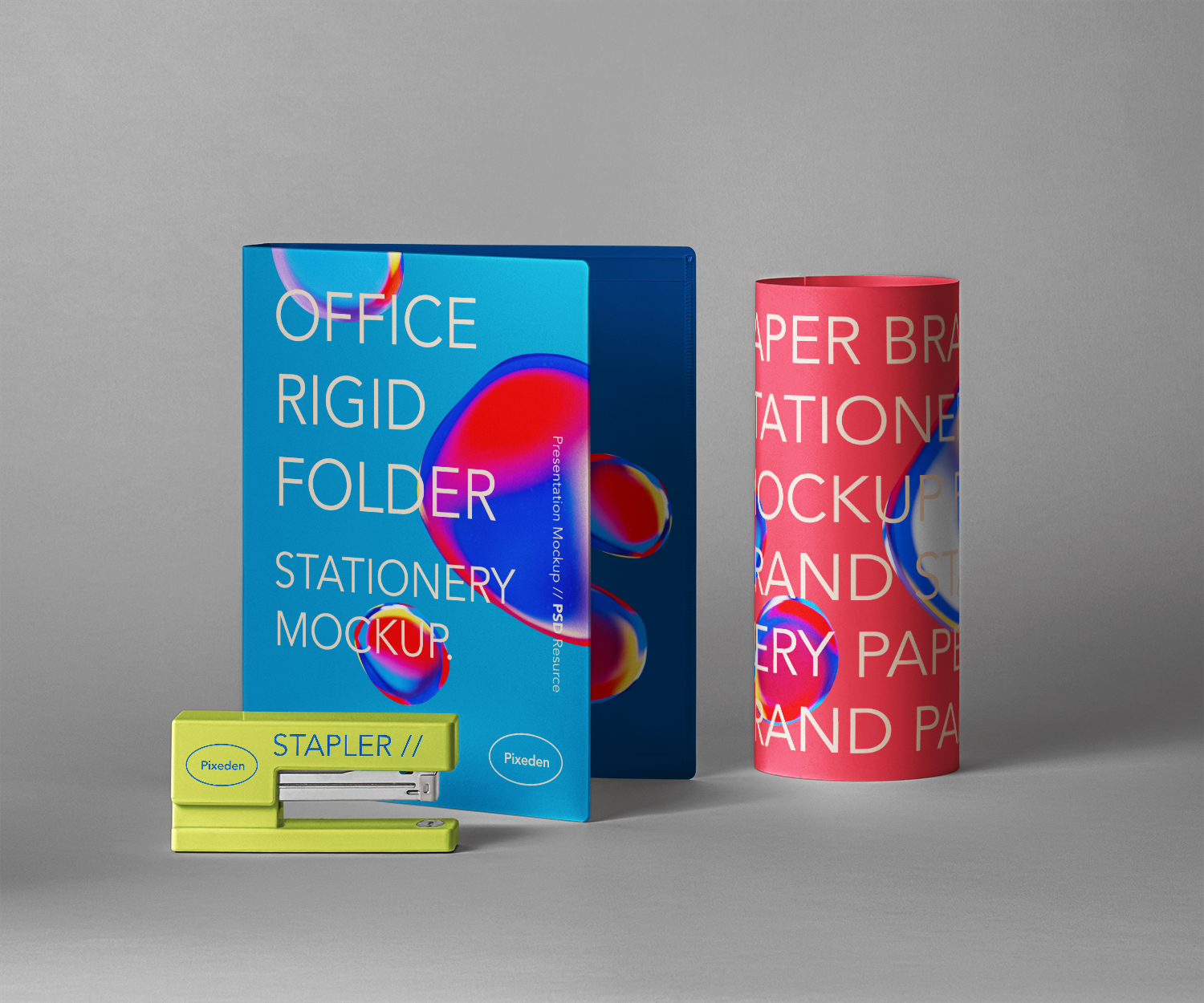 Stationery Psd Folder Mockup