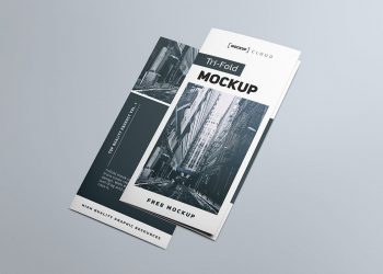 Tri-Fold Brochure Free Mockup