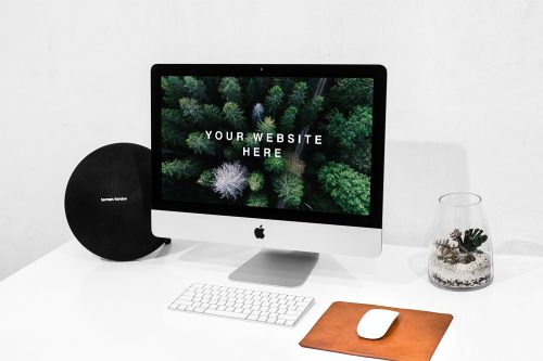 iMac PSD Mockup