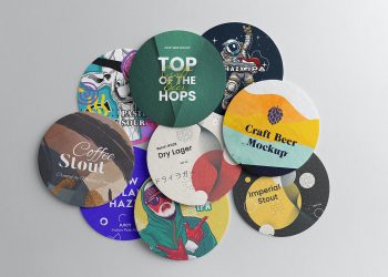 Beer Pad Free Coaster Mockup