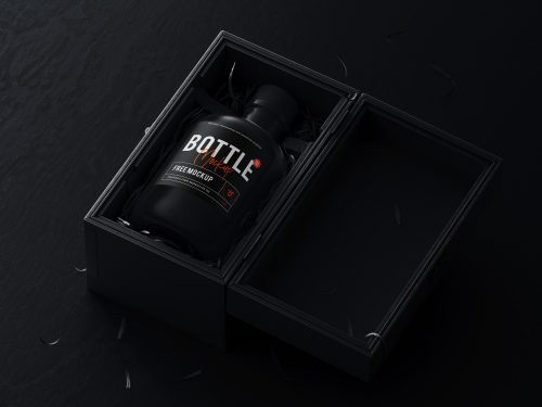 Bottle Logo Mockup