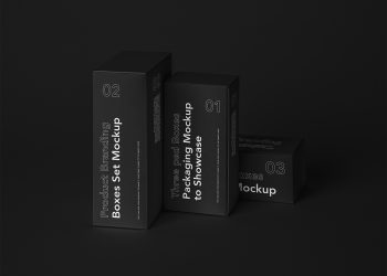 Box Mockup Free Product Branding Set