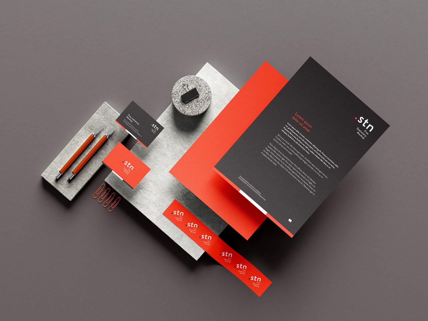 Branding Stationery Free Mockups