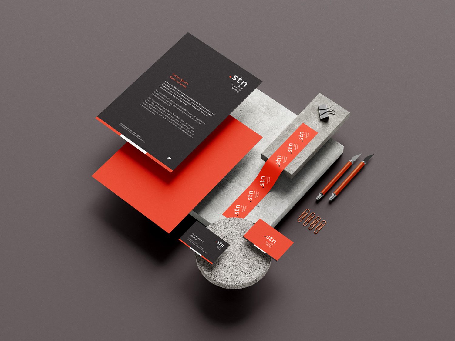 Branding Stationery Free Mockups