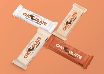 Chocolate Bar Packaging Free Mockup