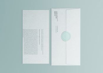 Corporate Envelope and Letter Free Mockup