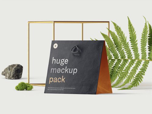 Free Bag Mockup Scene