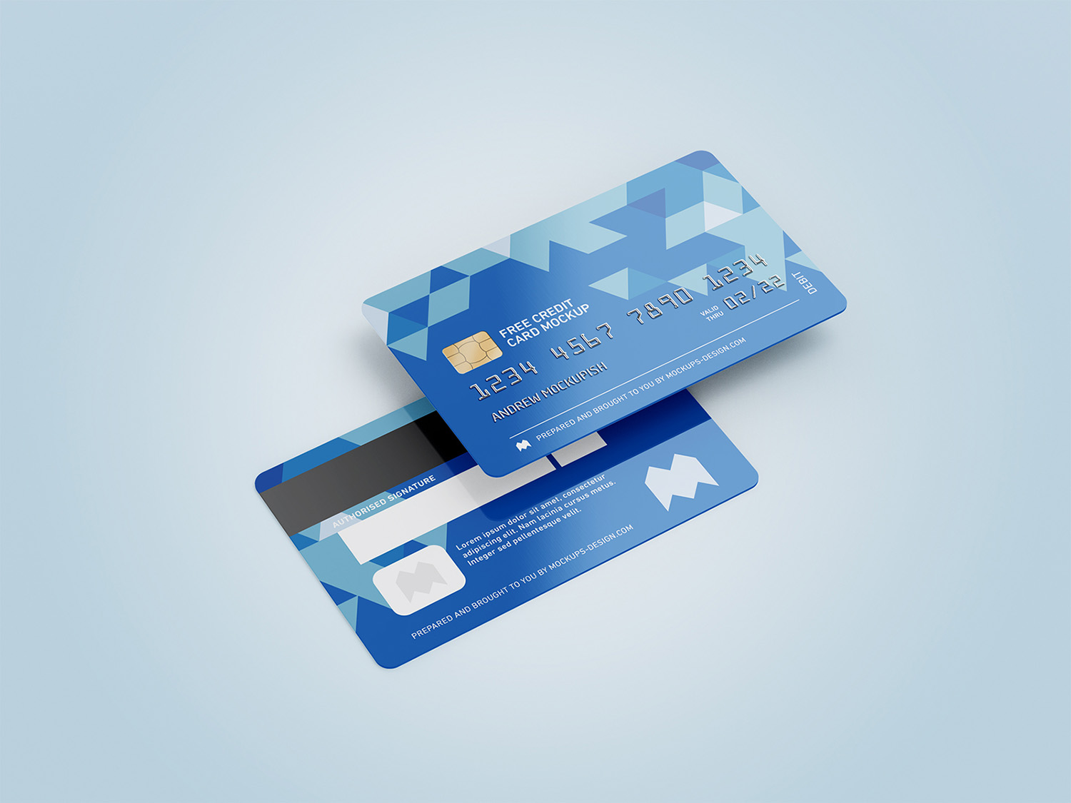 Free Credit Card Mockup