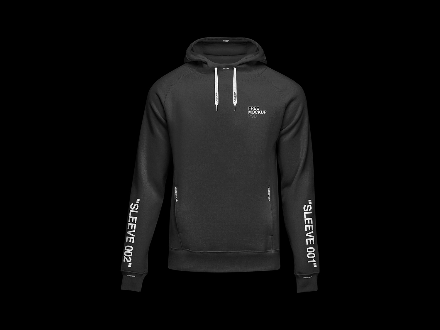 Free Hoodie Sweatshirt Mockup