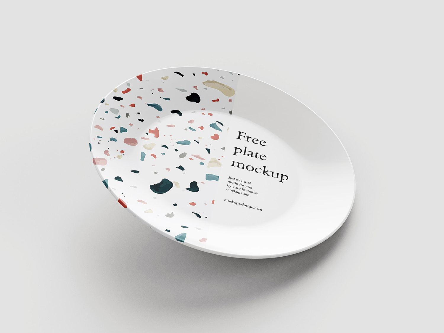 Free Plate Mockup