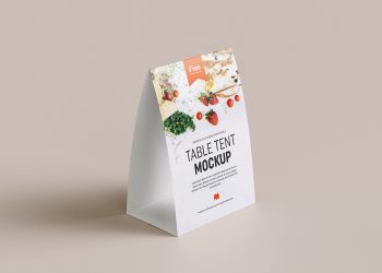 Free Table Tent Mockup