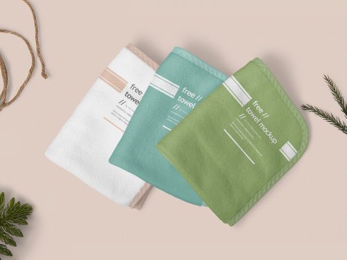 Hand Towel Free Mockup