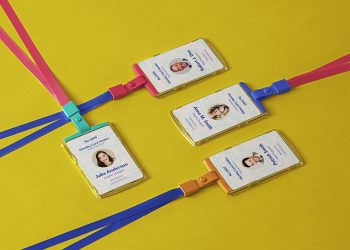 ID Card Holder PSD Mockups