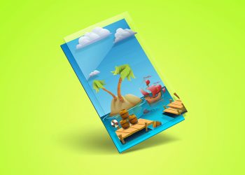 Perspective App Screen Free Mockup