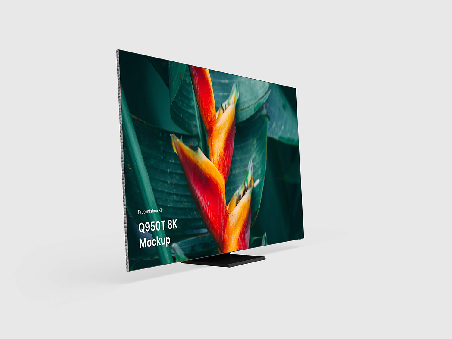 Smart TV PSD Free Mockup