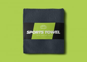 Sports Towel Free Mockup