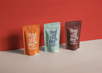 Stand-Up Pouch Packaging Free Mockup