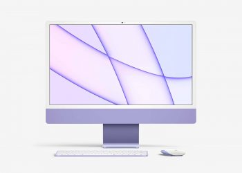 iMac PSD Mockup