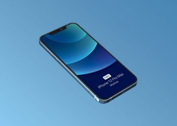 iPhone 12 Pro Free PSD Mockup