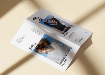 Bi-Fold DL Flyer Free Mockup