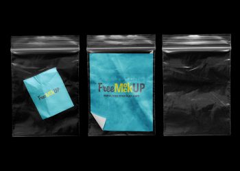 Clear Zip Lock Bag Free Mockups