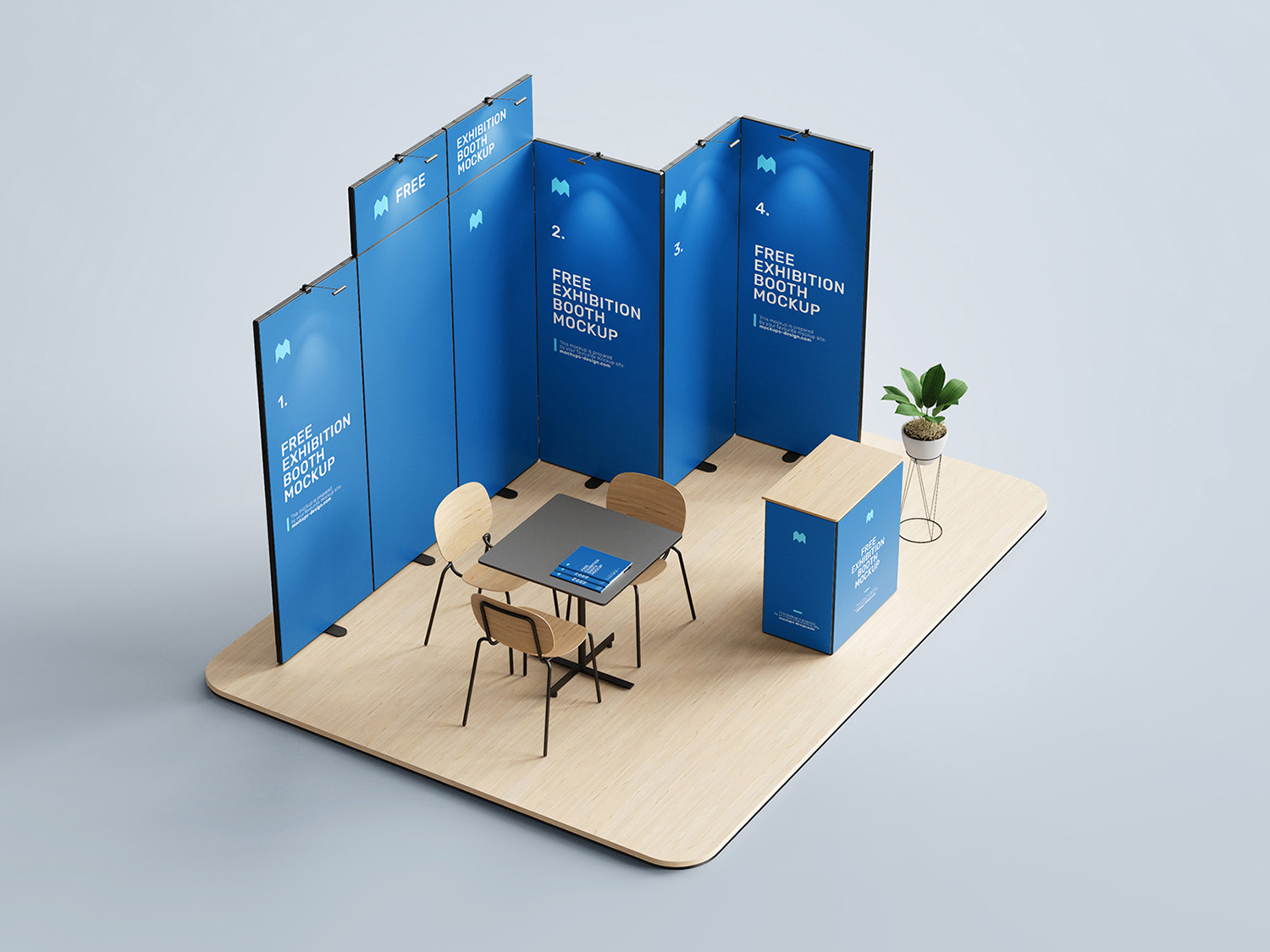 Exhibition Booth Free Mockup